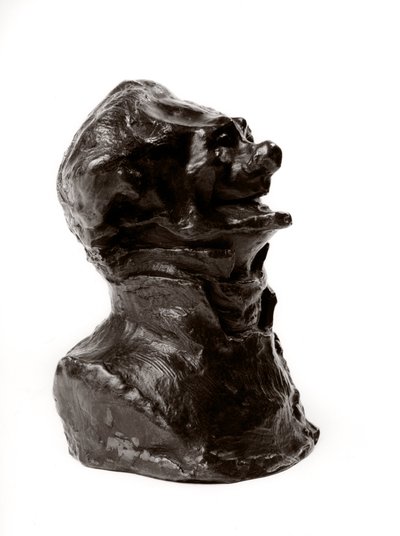 Bystmassorna av "" Celebrites of the Right Middle"" "" karikatyr av Charles Philipon (Philippon), regissören för "" Caricature"" och "" Charivari""". Journalist. Skrattet edente.”” Skulptur av Honore Daumier (1808-1879) 1800-talet Dim i av Honoré Daumier