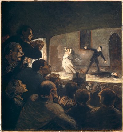 Dramat, ca 1860 (olja på duk) av Honoré Daumier