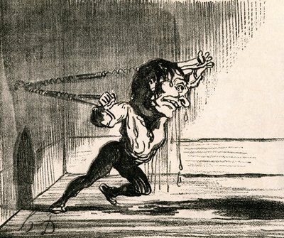 Människans förnyelse genom gymnastik av Honoré Daumier