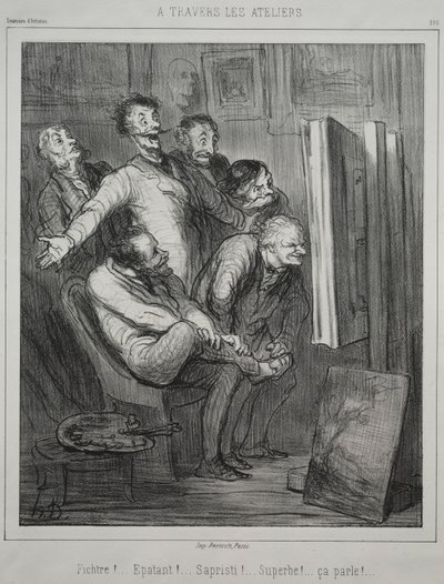 Genom studiorna av Honoré Daumier