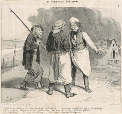 Ta! Jag trodde att vi precis hade upptäckt... av Honoré Daumier