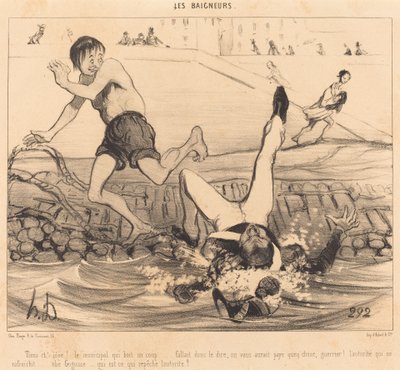 Här är din idé! Kommunen som dricker en shot... av Honoré Daumier