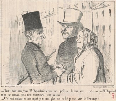 Här, min vän, här är Mr Chapoulard... av Honoré Daumier
