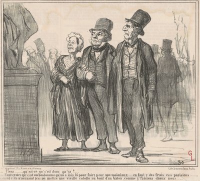 Här... så vad är det? ... av Honoré Daumier