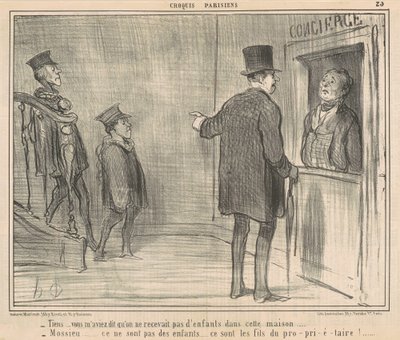 Här...du sa till mig... av Honoré Daumier