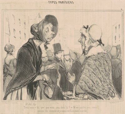 Varsågod, vad har du? av Honoré Daumier