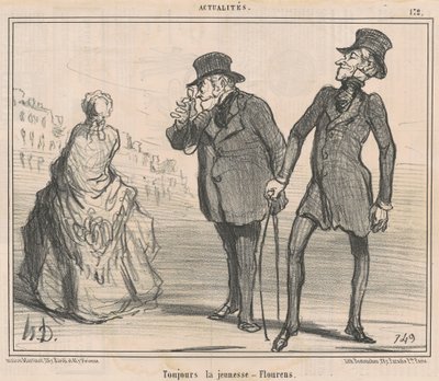Alltid heunesse-floren av Honoré Daumier