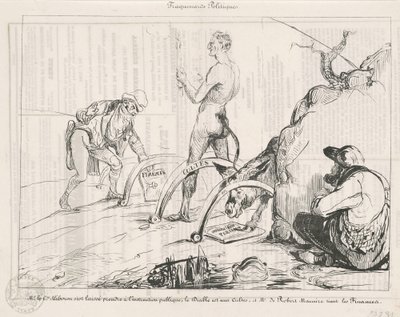Politiska fällor av Honoré Daumier
