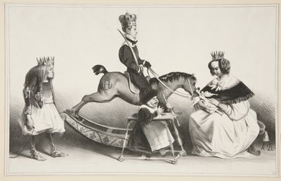 Mycket höga och mycket kraftfulla legitima senap och senap av Honoré Daumier