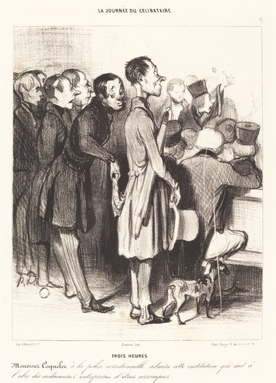 Tre timmar av Honoré Daumier