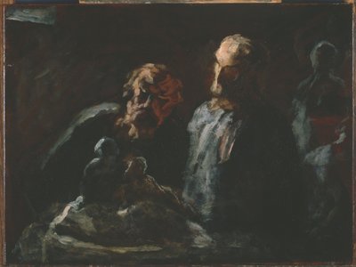 Två skulptörer av Honoré Daumier