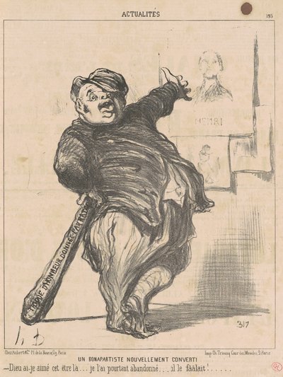 En nyomvänd bonapartist av Honoré Daumier