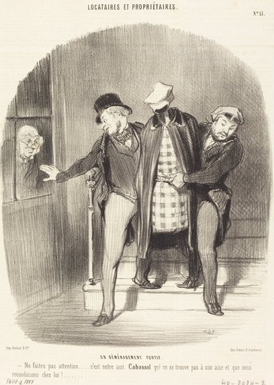Ett smygdrag av Honoré Daumier