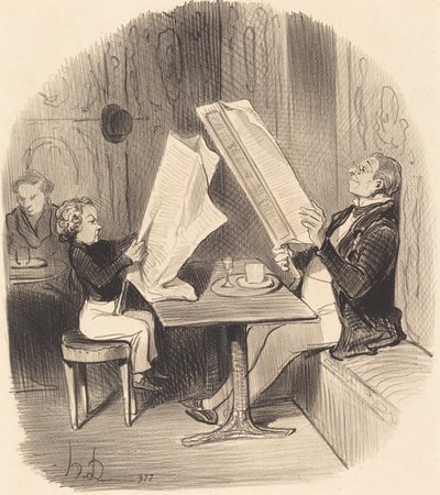 Ett barn som har lite roligt... av Honoré Daumier