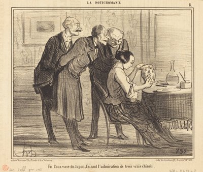 En falsk vas från Japan gör... av Honoré Daumier