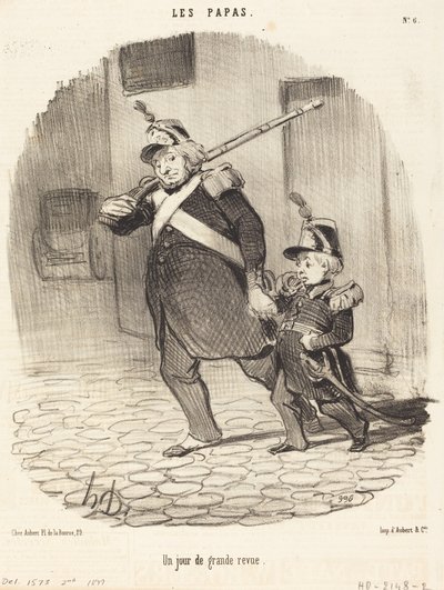 En dag med stor recension av Honoré Daumier