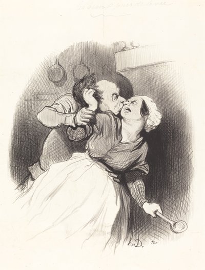 En återgång till ungdomen av Honoré Daumier