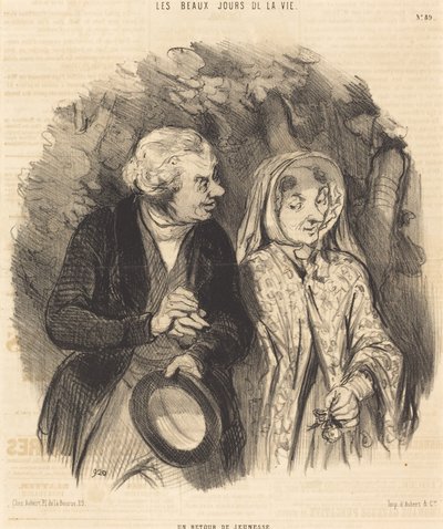 En återgång till ungdomen av Honoré Daumier