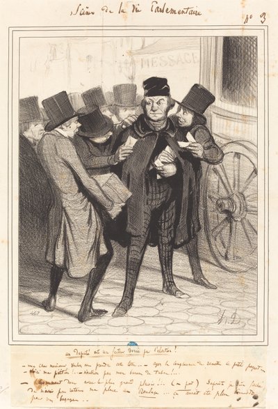 En nöjesresa till Paris av Honoré Daumier
