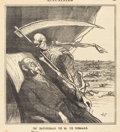 En herr Bismarcks mardröm av Honoré Daumier