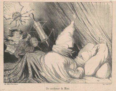 Mimis mardröm av Honoré Daumier