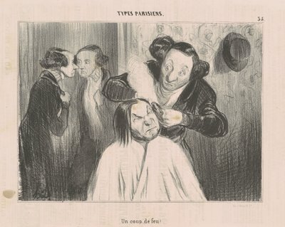 Ett skott! av Honoré Daumier