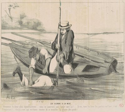 Man nere av Honoré Daumier