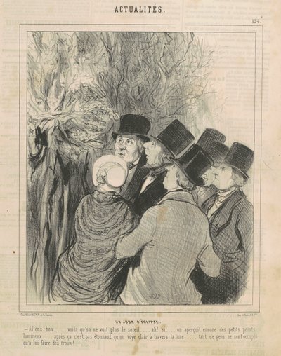 En dag förmörkar av Honoré Daumier
