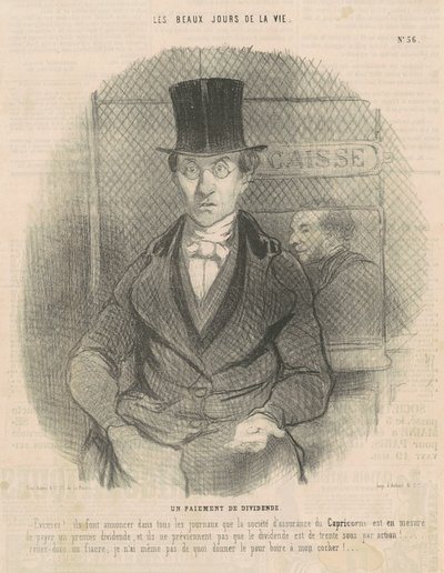 En utdelning av Honoré Daumier