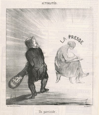 ett parmord av Honoré Daumier