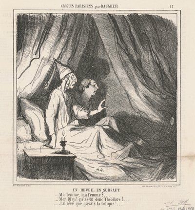 Ett plötsligt uppvaknande av Honoré Daumier
