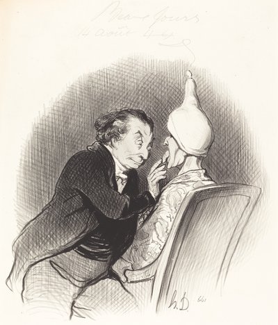 Ett lyckligt fynd av Honoré Daumier
