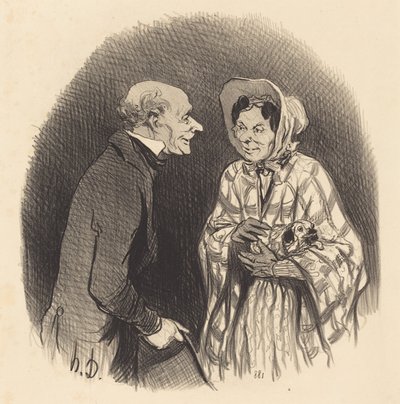 En ny bekantskap av Honoré Daumier