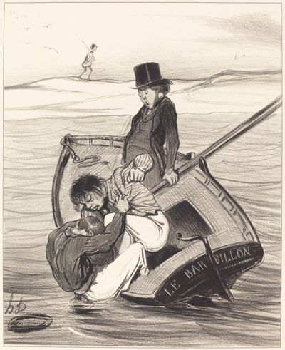 En revolt ombord av Honoré Daumier