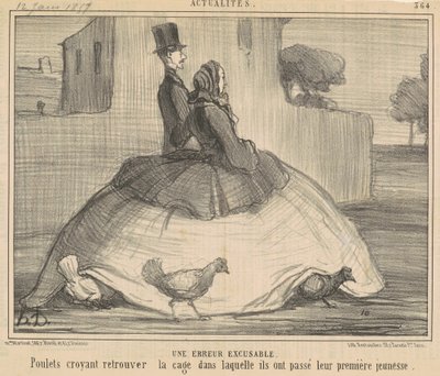 Ett ursäktligt fel av Honoré Daumier