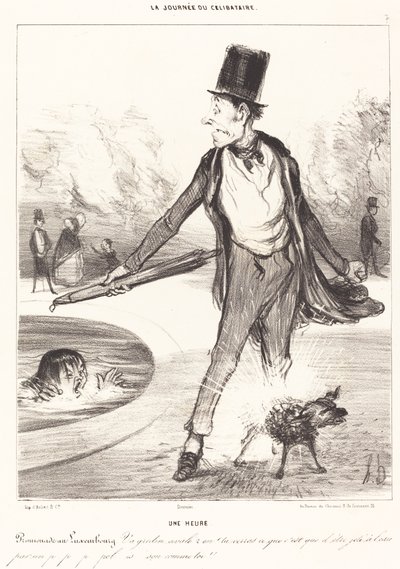 Klockan ett av Honoré Daumier