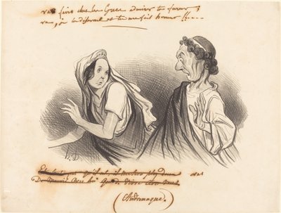 Gå och gör... beundra din vrede... av Honoré Daumier