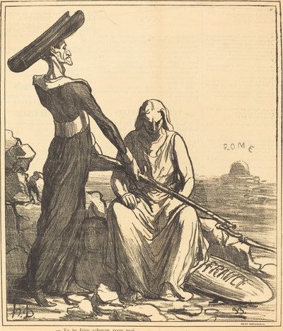 Ska göra dig färdig åt mig av Honoré Daumier
