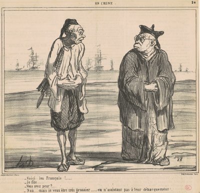 Här kommer fransmännen! ... jag dotter ... av Honoré Daumier