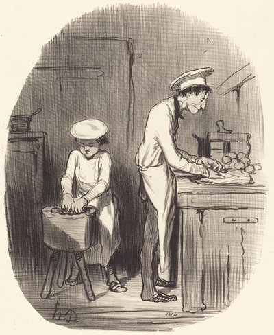 Kan du se grabben, du har fel... av Honoré Daumier