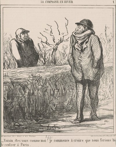 Granne, är du som jag? ... av Honoré Daumier