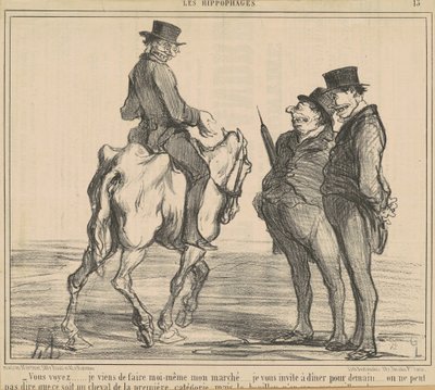 Du förstår...jag skapade precis...min marknad... av Honoré Daumier