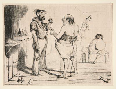 Du förstår, Bourgeois, du är just i av Honoré Daumier