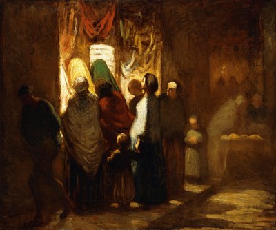 Fönstershoppa av Honoré Daumier