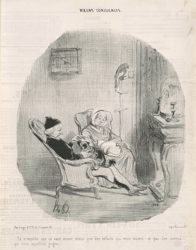 Ändå är det ännu bättre.... av Honoré Daumier