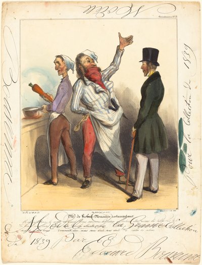 Mr. de Robert Macaire Krögare av Honoré Daumier and Edouard Bouvenne