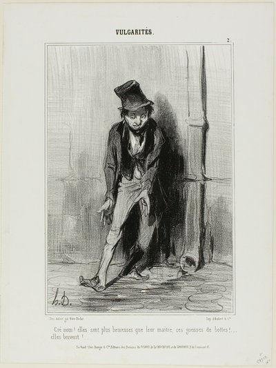 "Jävlar!  av Honoré Victorin Daumier