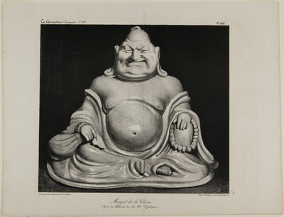 Porslinsfigur från Kina (ur Mr Charles Philipons privata samling), plåt 416 av Honoré Victorin Daumier