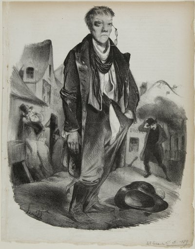 Den berusade av Honoré Victorin Daumier