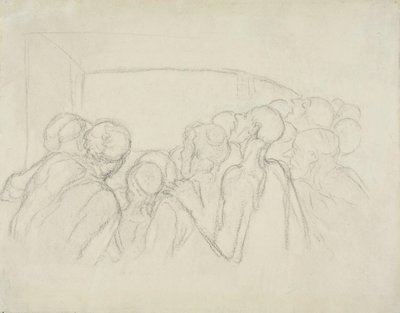 Åskådarna av Honoré Victorin Daumier
